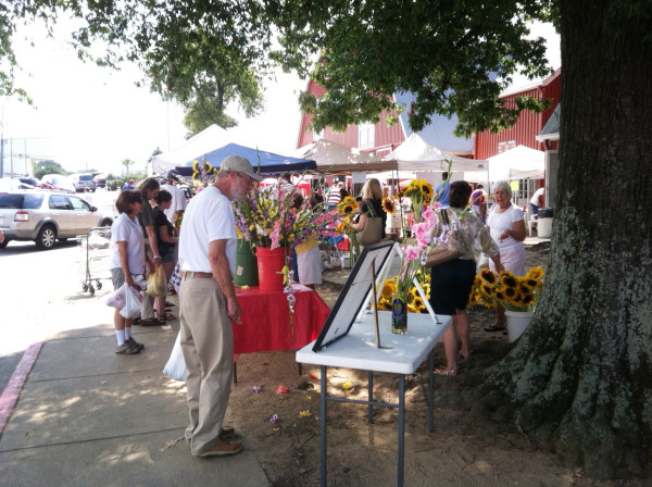 Lindsay's flower stand